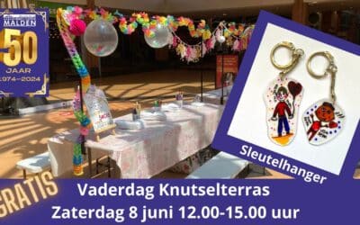 Zaterdag 8 juni Vaderdag Knutselterras 12.00-15.00 uur