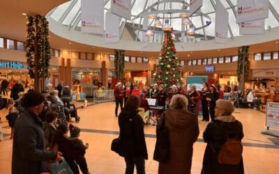 Terugblik: Optredens kerstkoren in Winkelcentrum Malden